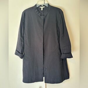 Eileen Fisher Mandarin Collar Jacket